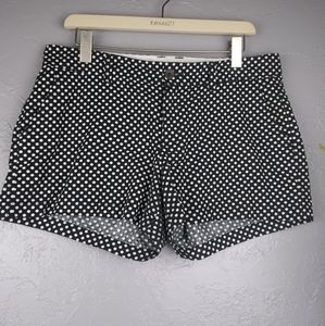 5/$25 Black and white polka dot shorts